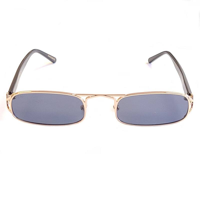 For Art’s Sake Dynasty Slim Black Rectangle Sunglasses