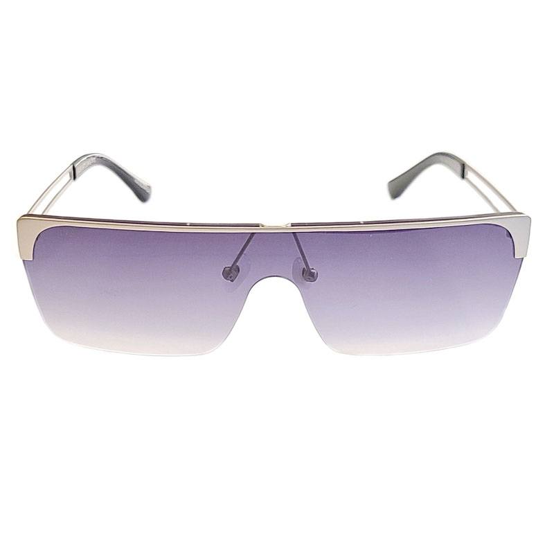 For Art’s Sake Xtra Futuristic Silver Square Sunglasses