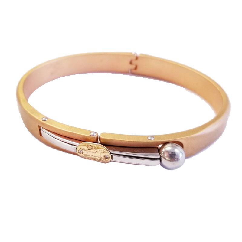 Luxury bracelet Stainless Steel Bracelet Bangle 18ct gold plated